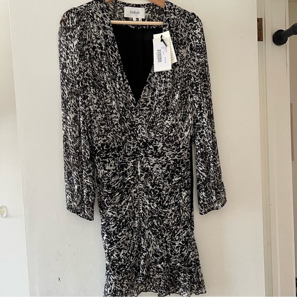 BA&SH Ezra Printed Mini Dress - Picture 6 of 7